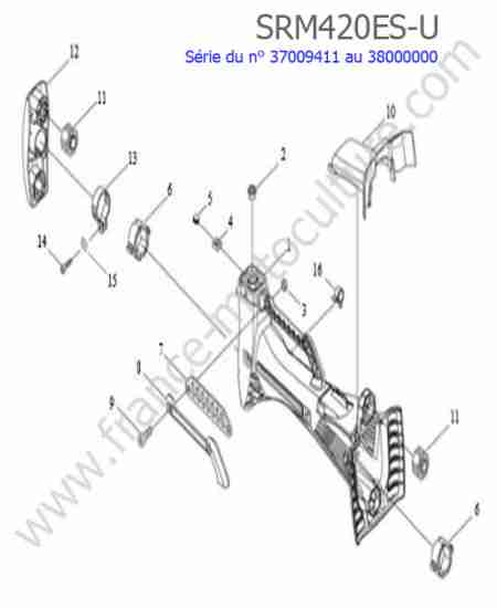 ECHO - SRM420ES-4 : Support / Poignee