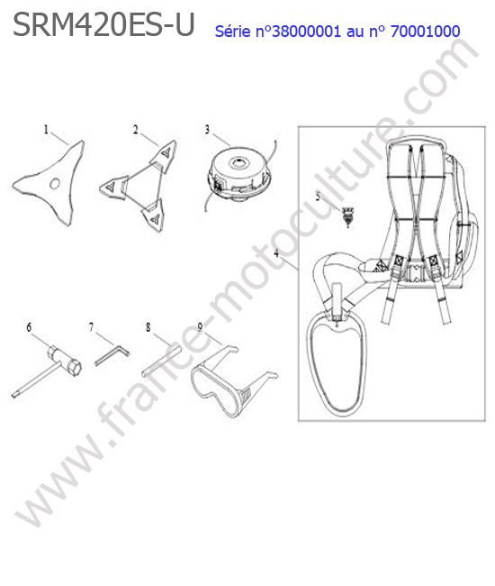 Accessoires ECHO SRM420ES-5
