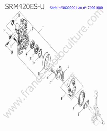 ECHO - SRM420ES-5 : Embrayage