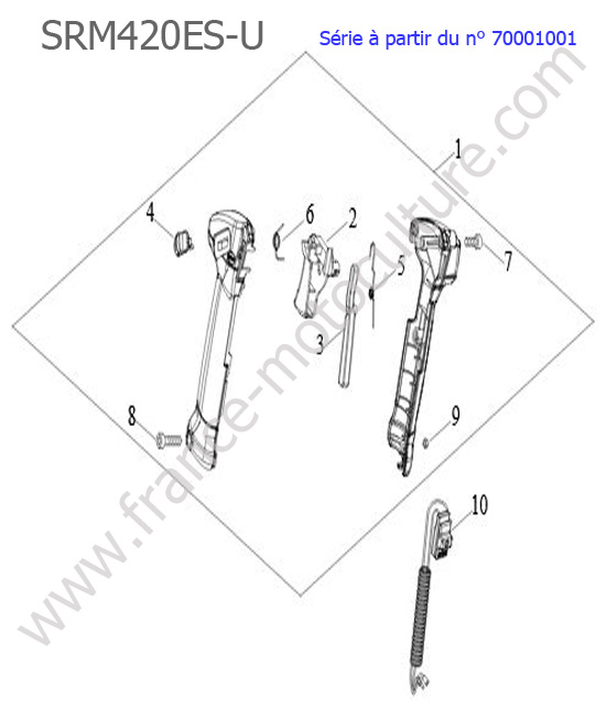 Accelerateur ECHO SRM420ES-6