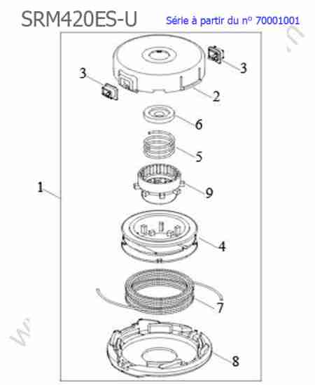 ECHO - SRM420ES-6 : Tete nylon