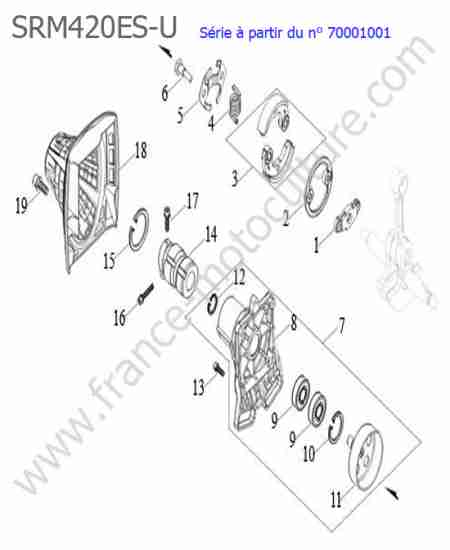 ECHO - SRM420ES-6 : Embrayage