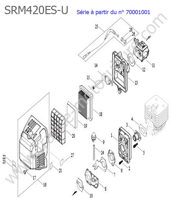 Admission ECHO SRM420ES-6
