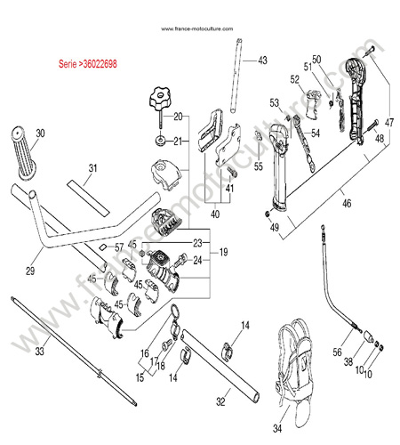 BRANCARD - apres serie 36022698 ECHO SRM5000