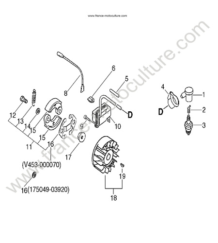 EMBRAYAGE ECHO SRM5000