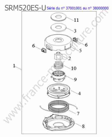 ECHO - SRM520ES-1 : Tete fil