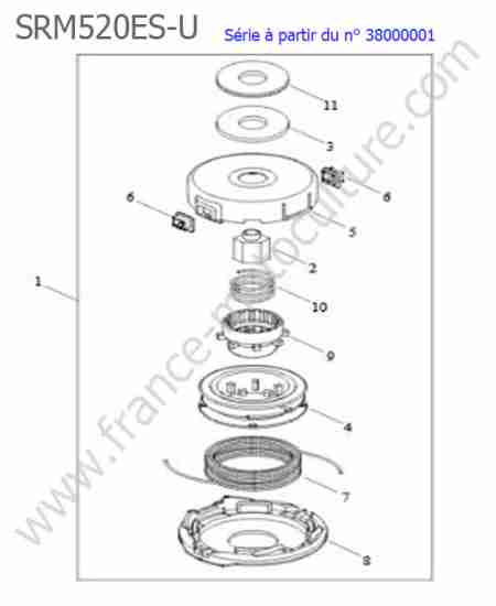 ECHO - SRM520ES-2 : Tete fil