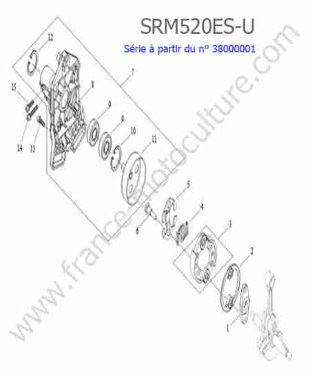 ECHO - SRM520ES-2 : Embrayage