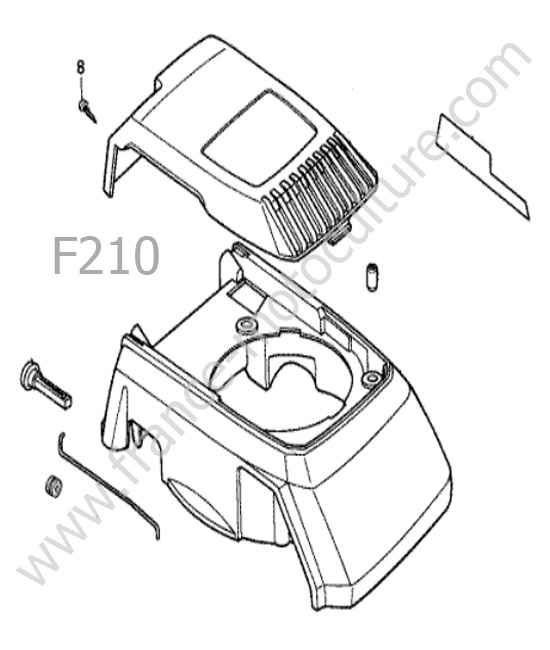 Carter lanceur HONDA F210