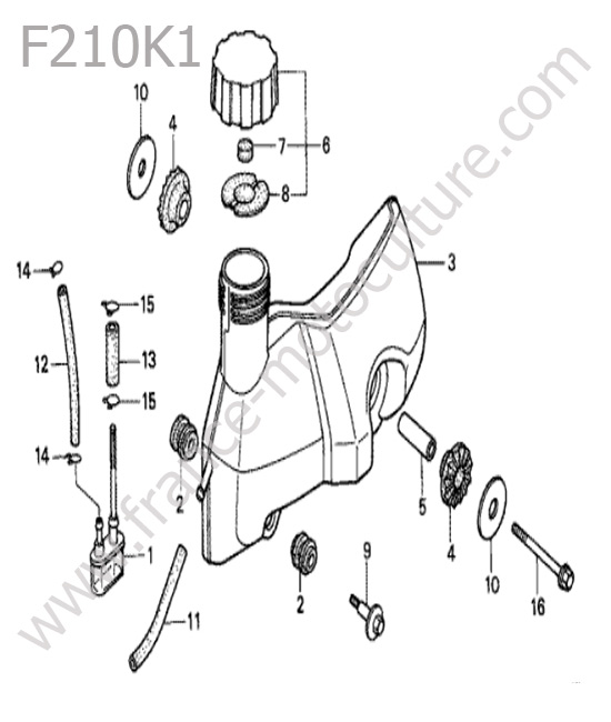 Reservoir HONDA F210K1
