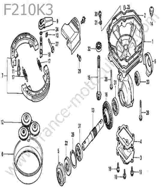 HONDA - F210K3 : Transmission