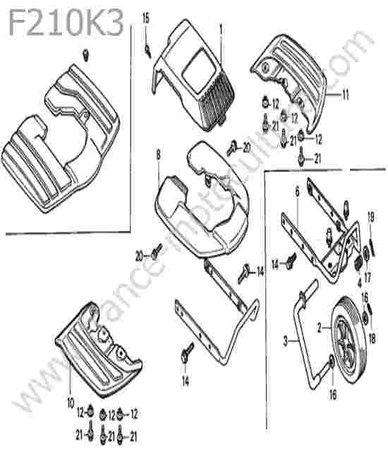 HONDA - F210K3 : Carters