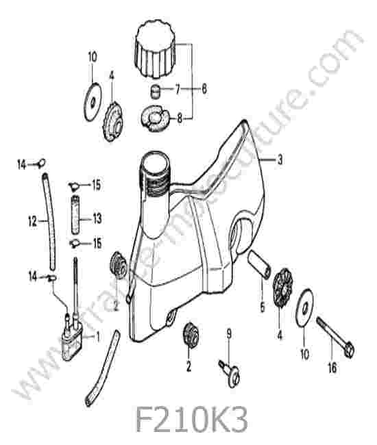 HONDA - F210K3 : Reservoir