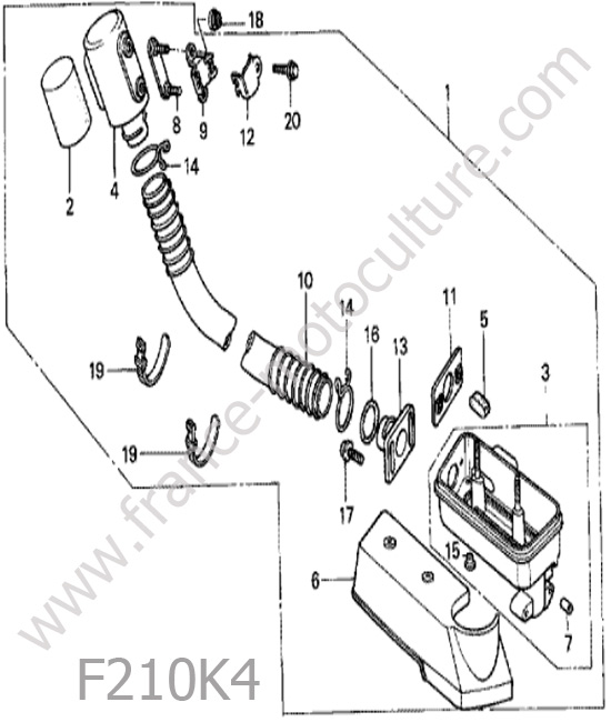 Admission HONDA F210K4