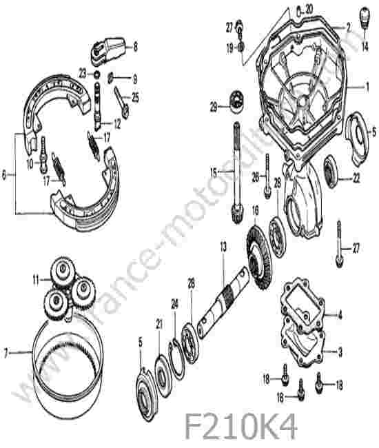 HONDA - F210K4 : Transmission