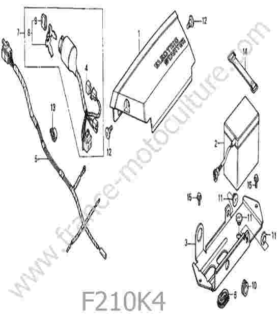 HONDA - F210K4 : Electricite