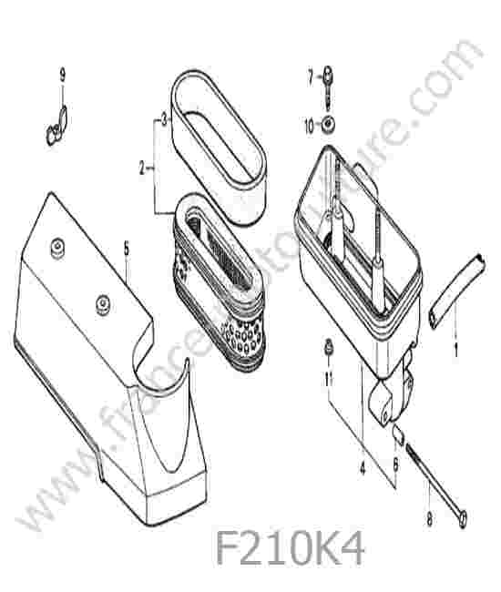 HONDA - F210K4 : Filtre air
