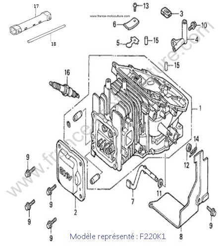 Bloc moteur - K1 HONDA F220