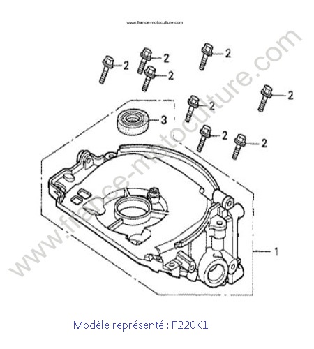 Carter intermediaire - K1 HONDA F220