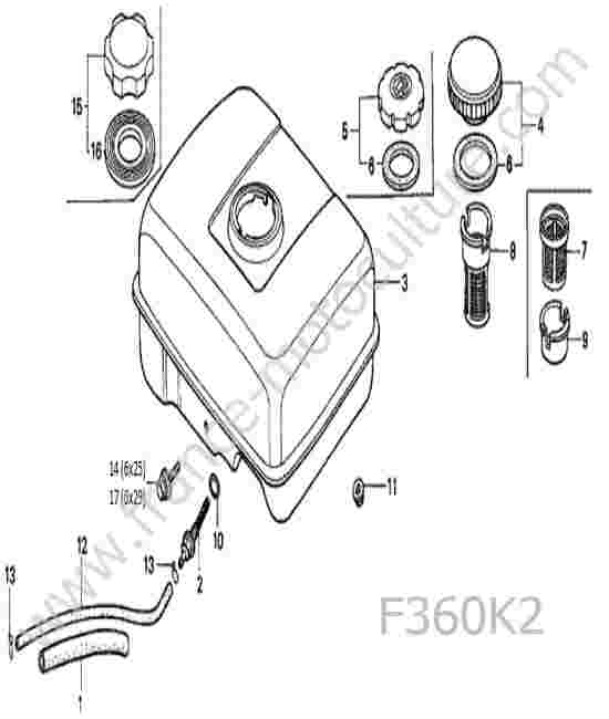 HONDA - F360K2 : Reservoir