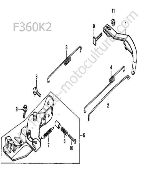 Regulateur HONDA F360K2