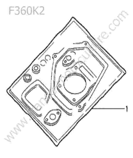 HONDA - F360K2 : Pochette joints