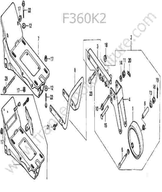 HONDA - F360K2 : Chassis