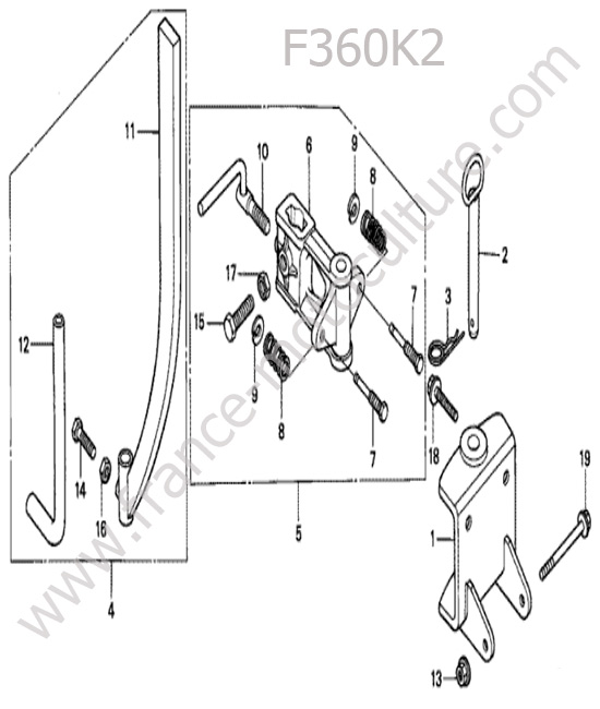 Attelage 2 HONDA F360K2