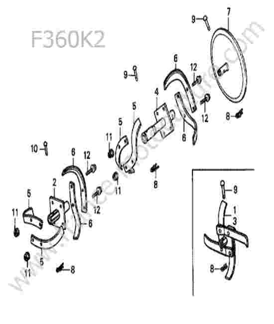 HONDA - F360K2 : Rotor