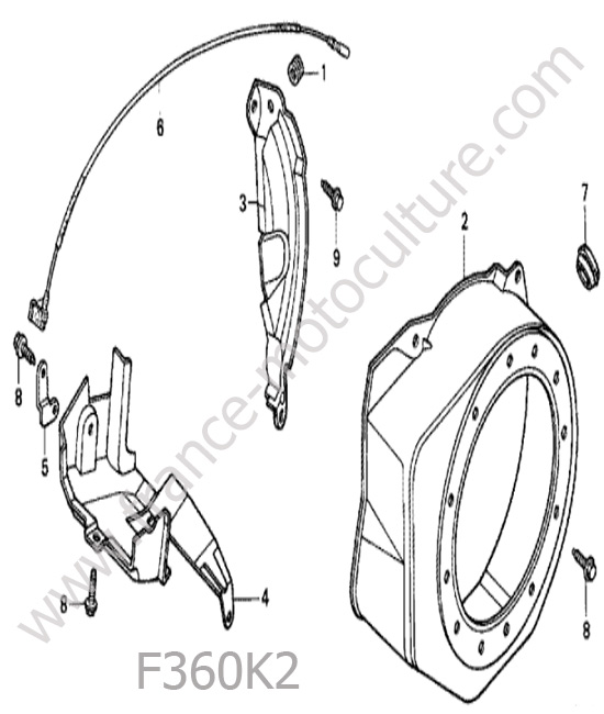 Carter lanceur HONDA F360K2