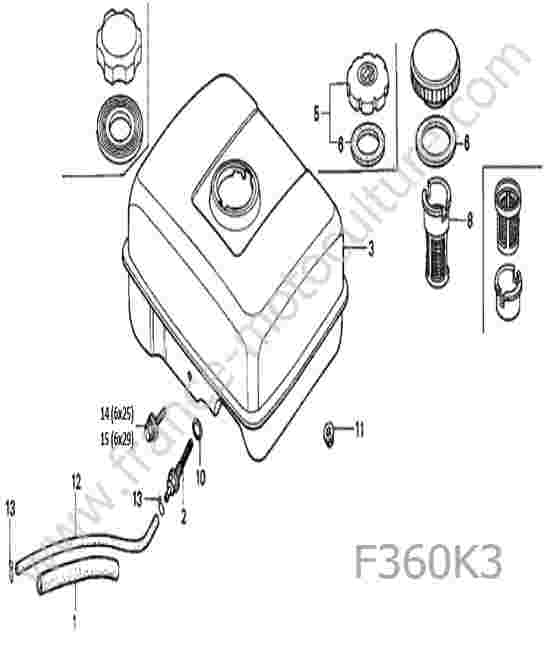 HONDA - F360K3 : Reservoir