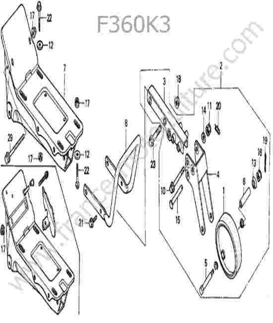 HONDA - F360K3 : Chassis