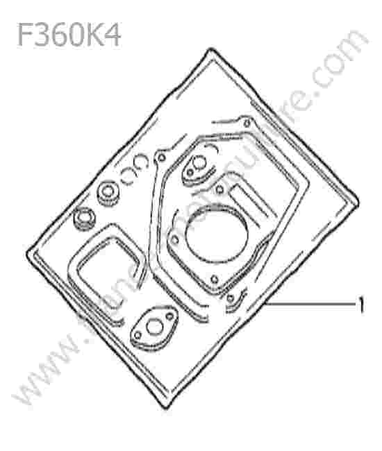 HONDA - F360K4 : Pochette joints