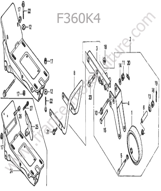Chassis HONDA F360K4
