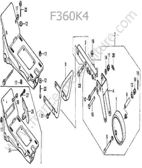 HONDA - F360K4 : Chassis