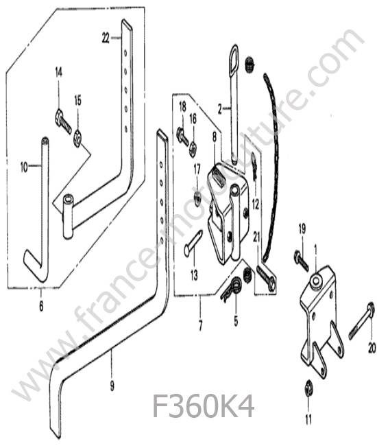 Attelage HONDA F360K4
