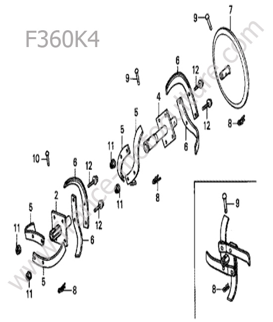 Rotor HONDA F360K4