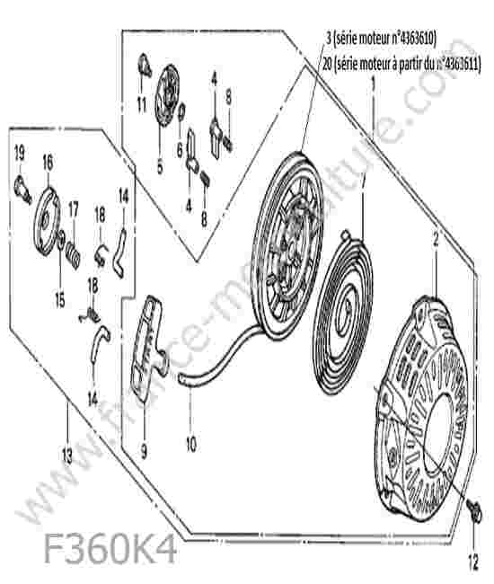 HONDA - F360K4 : Lanceur