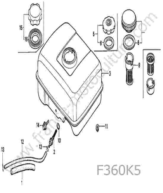 HONDA - F360K5 : Reservoir