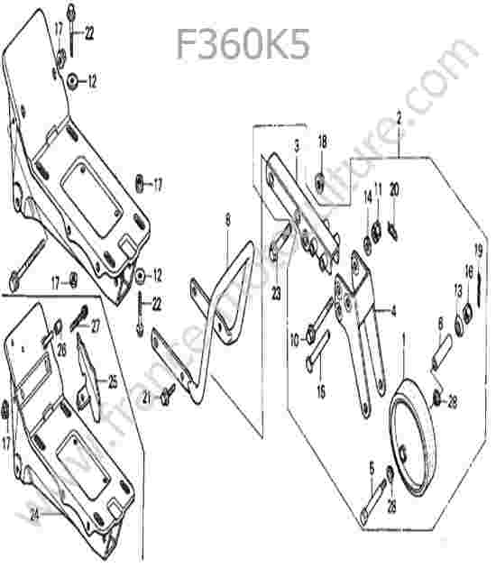 HONDA - F360K5 : Chassis