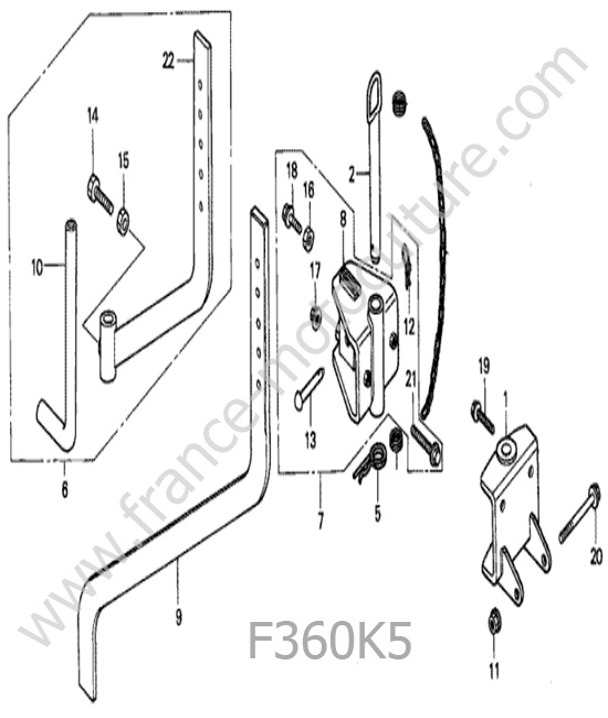 Attelage HONDA F360K5