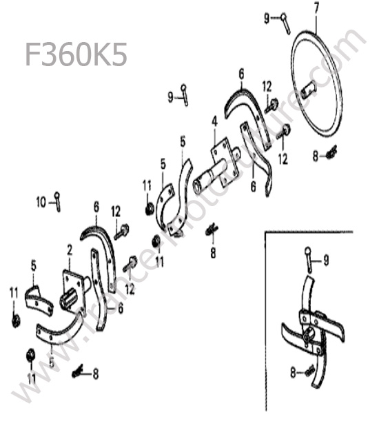 Rotor HONDA F360K5