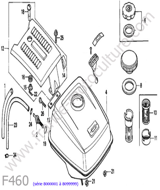 Reservoir HONDA F460FS