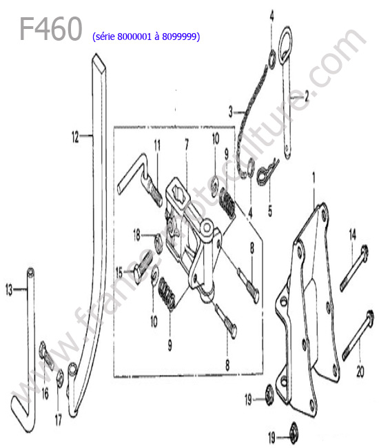 Attelage HONDA F460FS