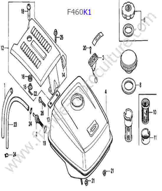 HONDA - F460K1 : Reservoir