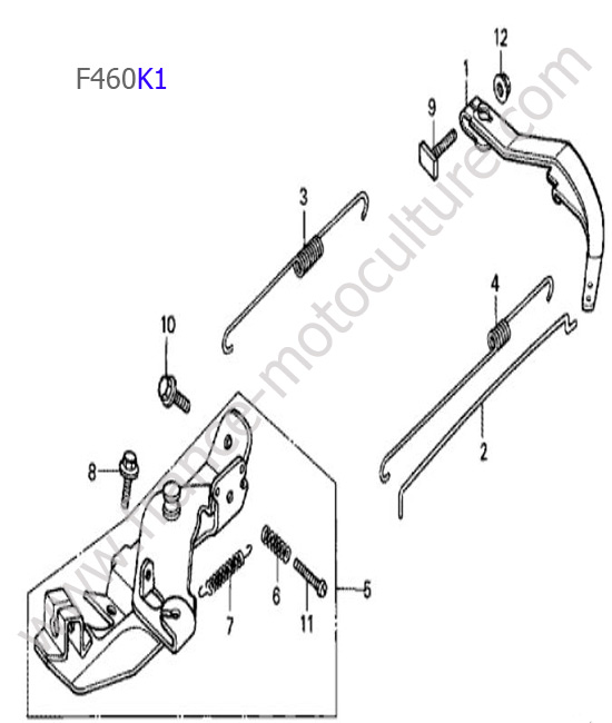 Regulateur HONDA F460K1