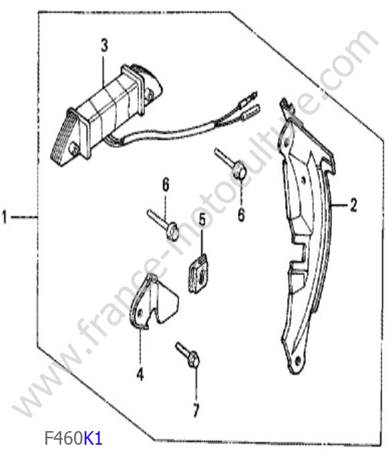Bobine eclairage HONDA F460K1