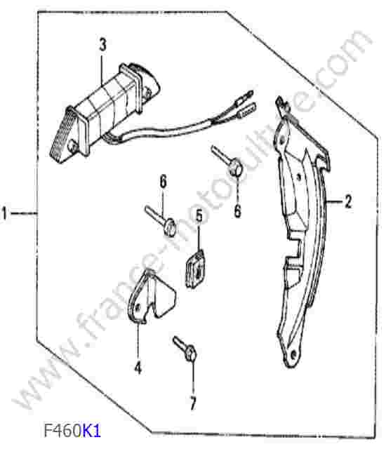 HONDA - F460K1 : Bobine eclairage