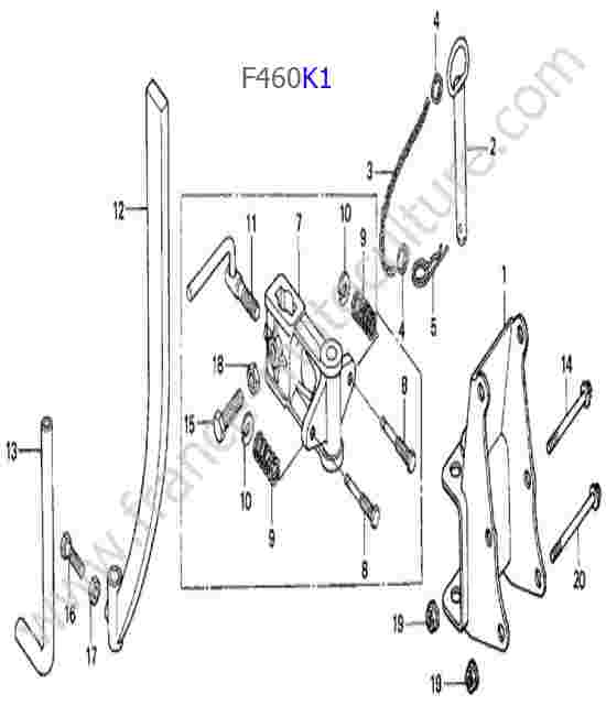 HONDA - F460K1 : Attelage