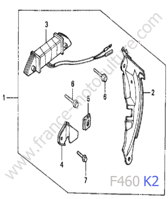 Bobine eclairage HONDA F460K2